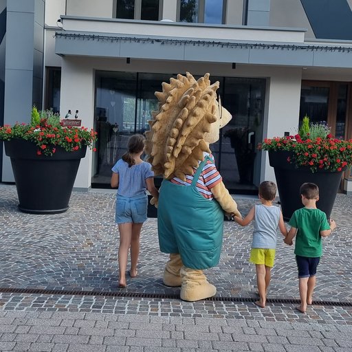 Milli, la mascotte dell’hotel Das Mühlwald Milli, la mascotte dell’hotel Das Mühlwald